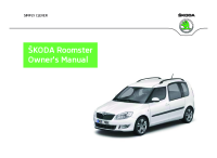 Skoda Roomster - Owners manual EN 2014